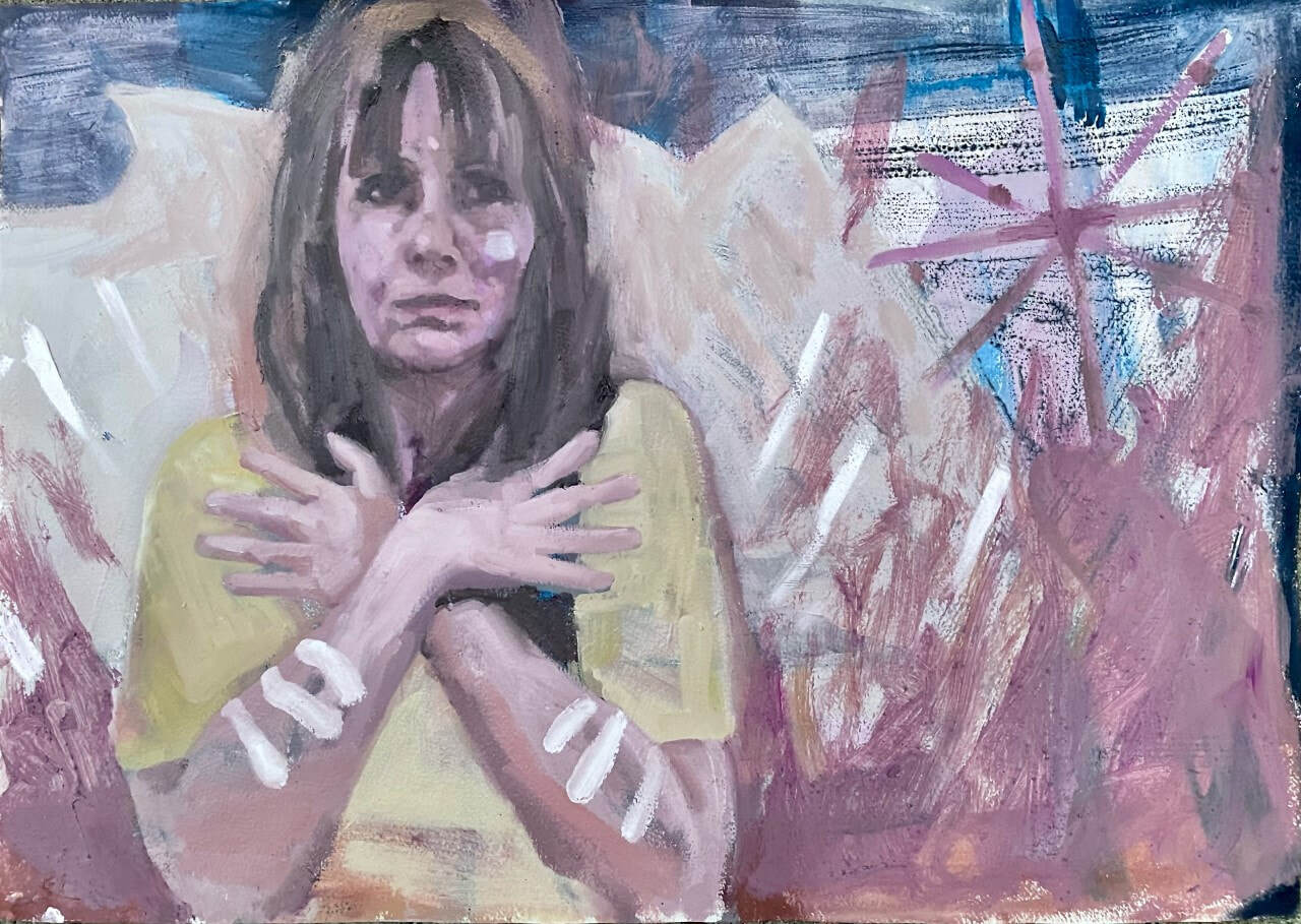 self portrait being welcomed to Country