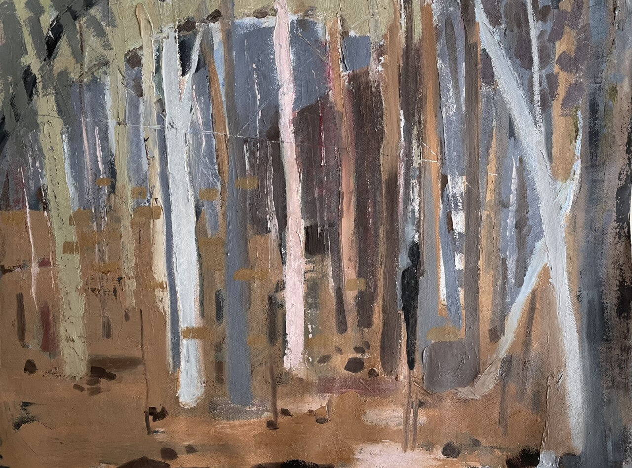 Hill End study Ghost Gums