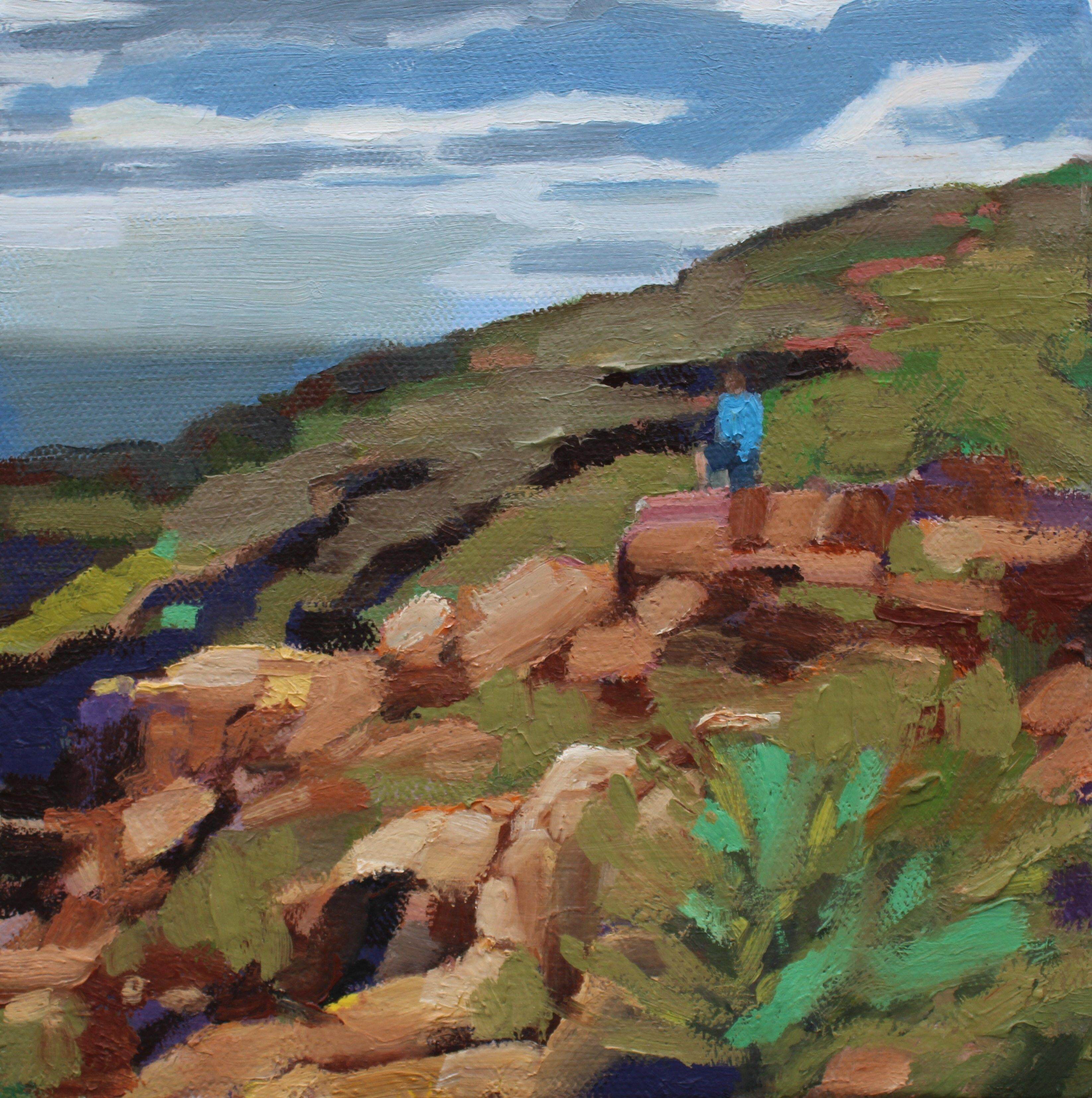 Patrice Wills_Spicy Hills no 3_oil on canvas_18 x 18cm