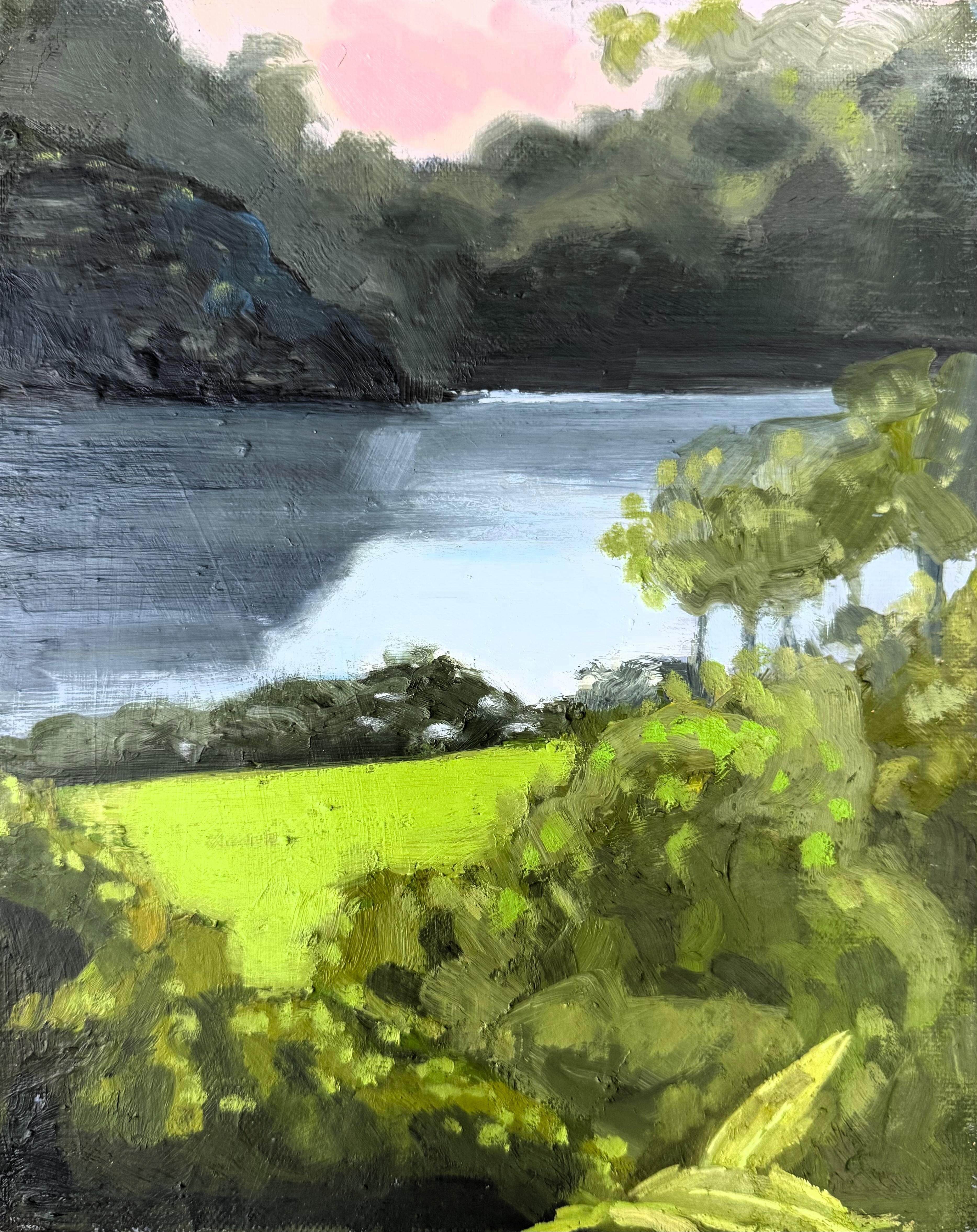 Patrice Wills_ Yurunga Drive Lookout en plein air