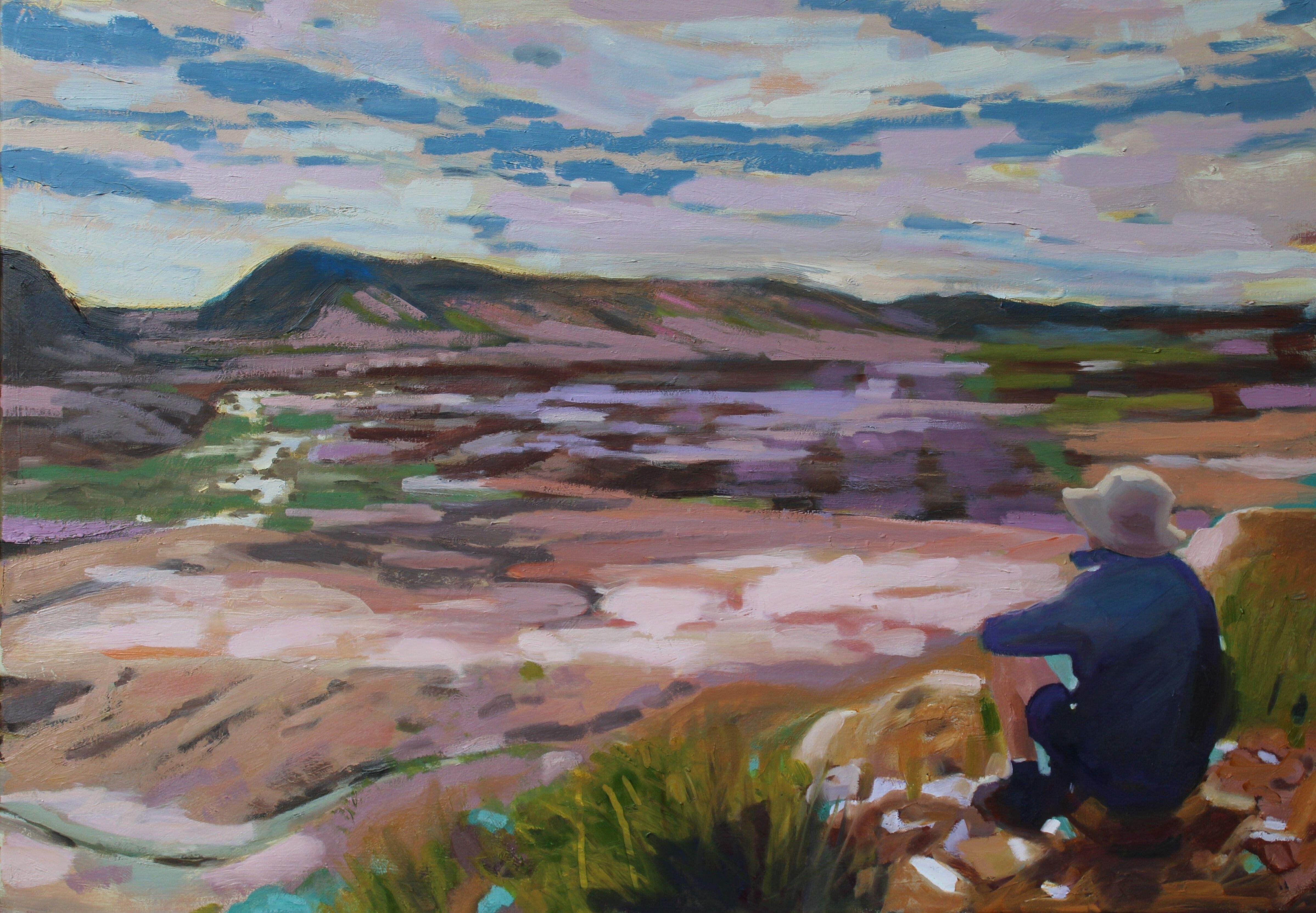 Patrice Wills_Perspective_oil on polyester_93 x 66cm framed