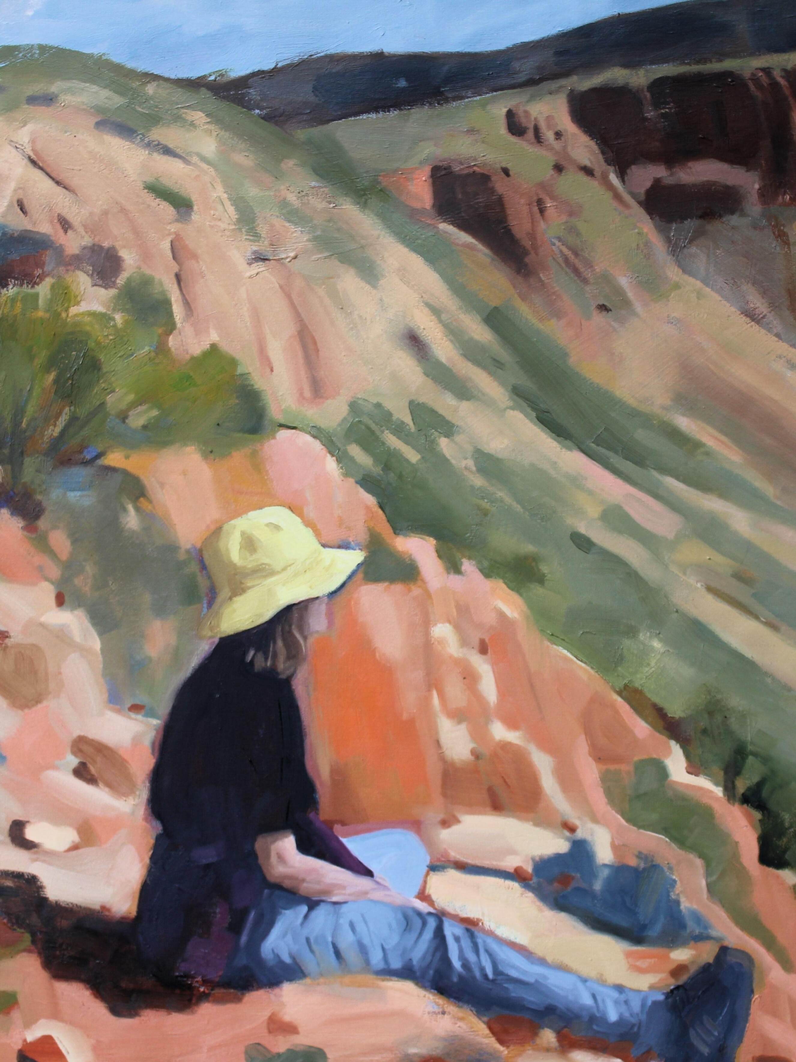 patrice wills_roomy and full_oil on polyester_93 x 66cm framed