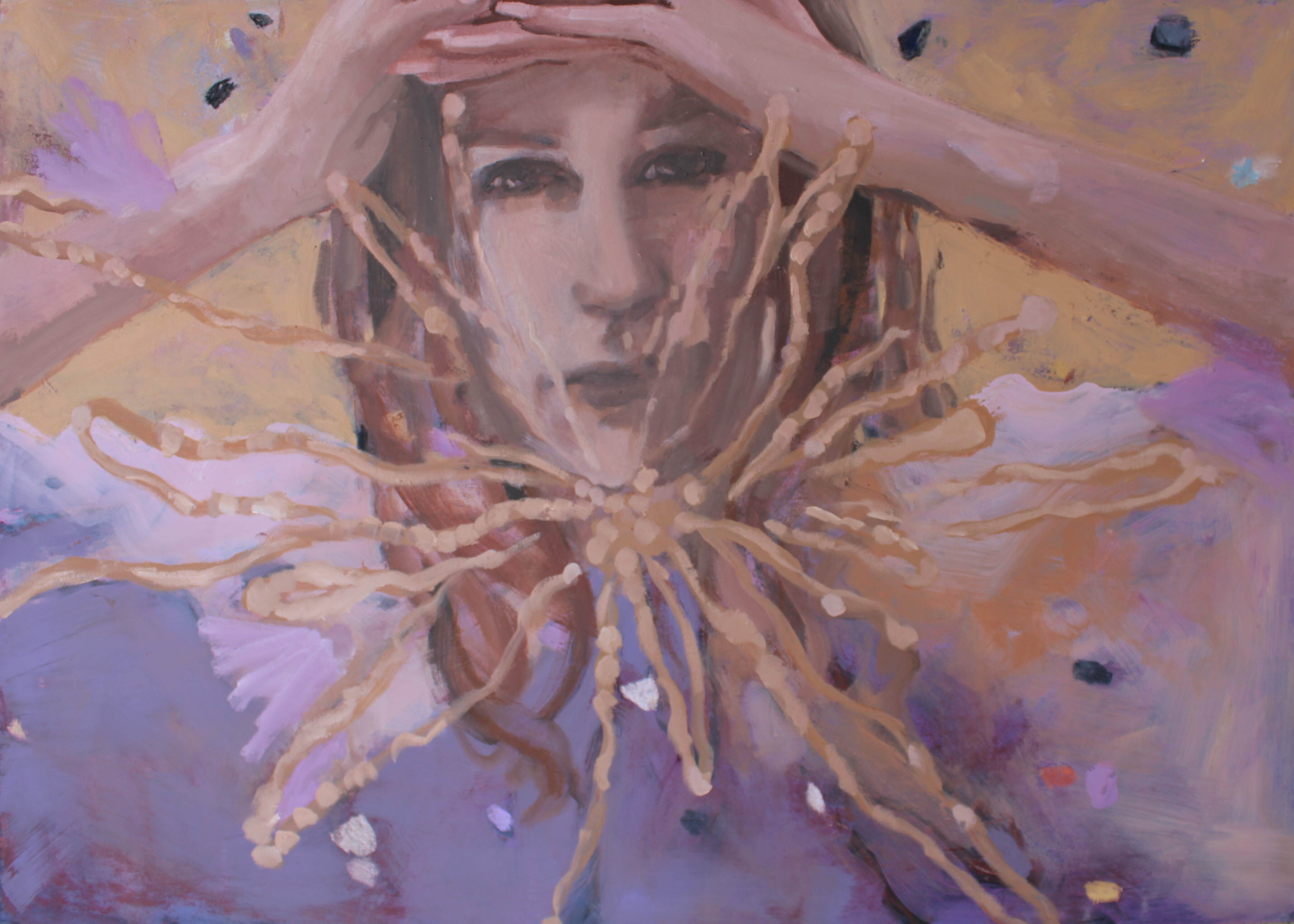 Patrice Wills_Sun Sign_2021_oil on polyester_85 x 60cm