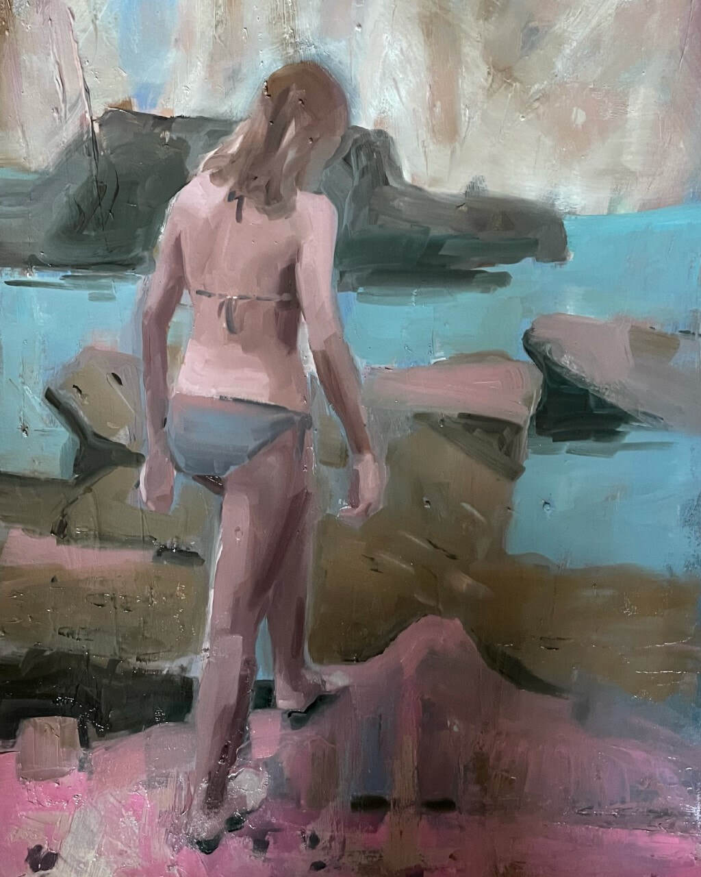 Young Woman on the Shore