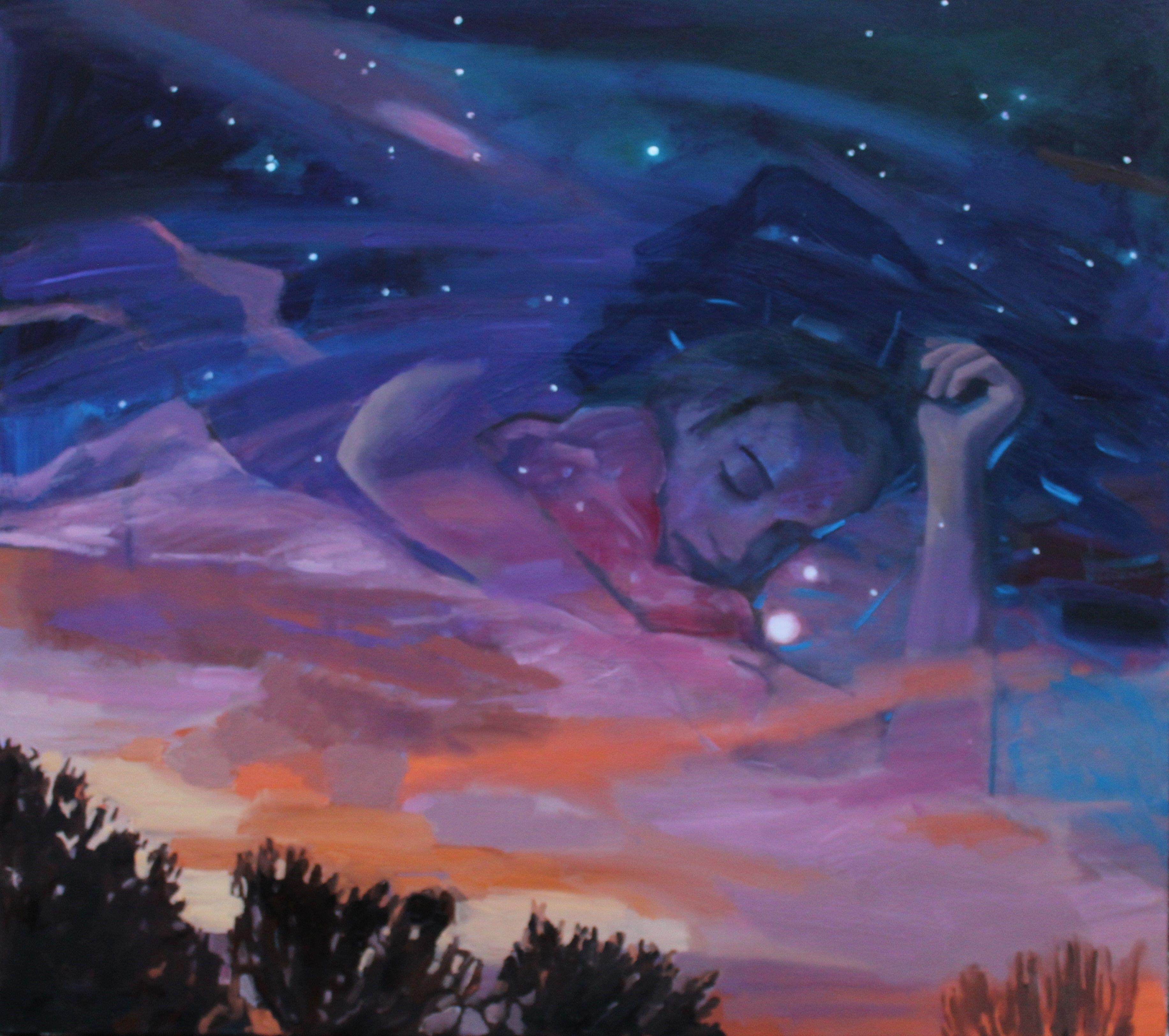 Patrice Wills_Desert Promise_oil on polyester_90 x 80cm 