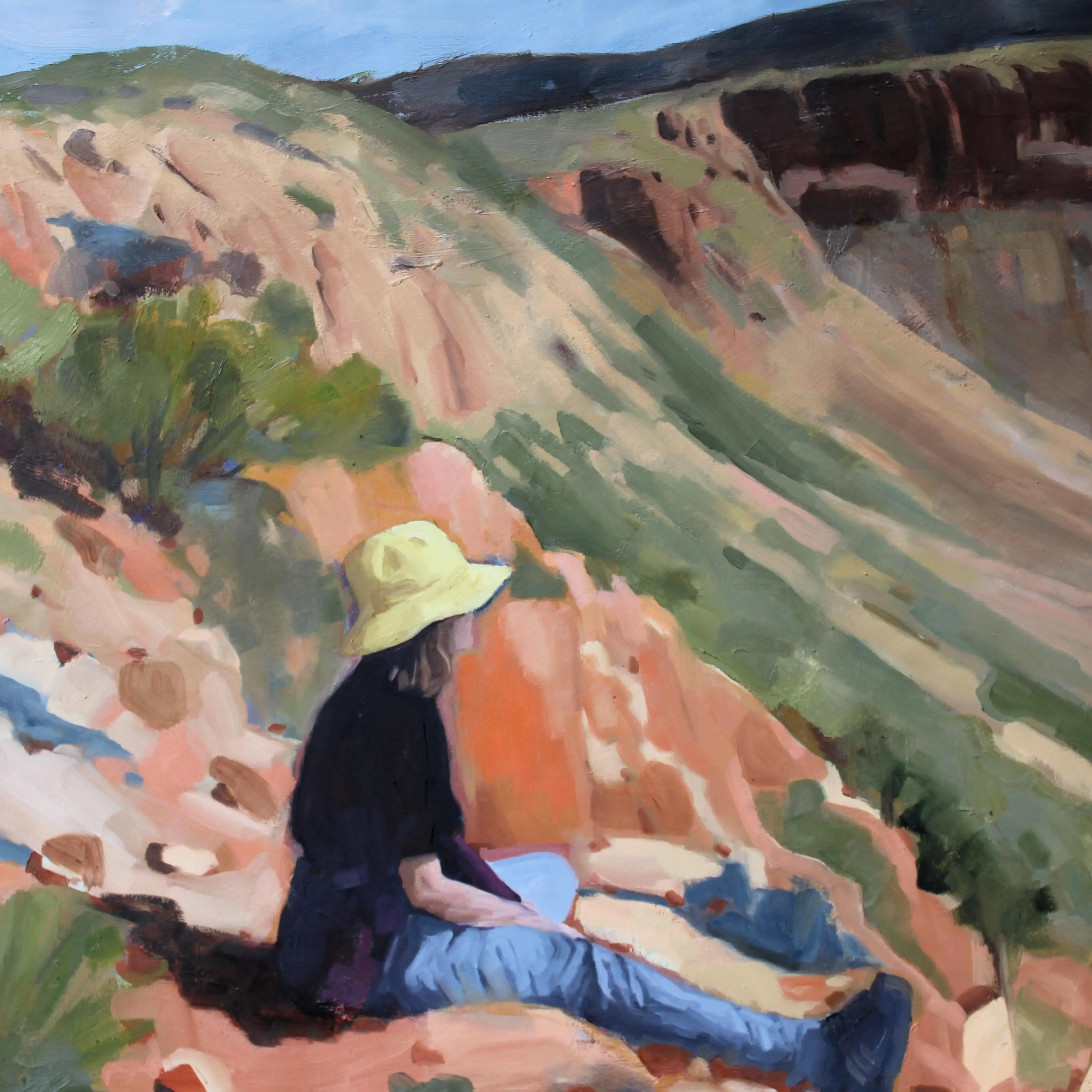 patrice wills_roomy and full_oil on polyester_93 x 66cm framed